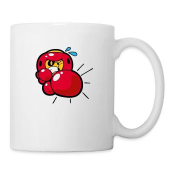 Smiley Boxing - Mug blanc - blanc - Droite