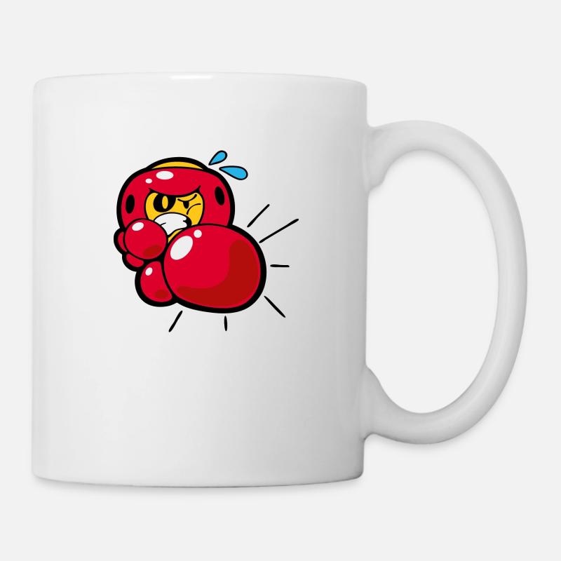 Smiley Boxing - Mug blanc - blanc