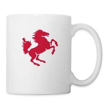 horse - Tasse - Weiß - Rechts