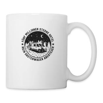 5 Millionen Sterne Hotel Kastenwagen III - Tasse - Weiß - Rechts