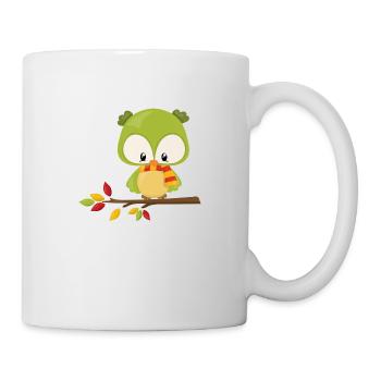 Eule - Tasse - Weiß - Rechts