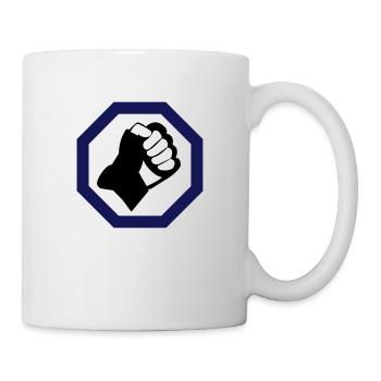 mma handschuh - Tasse - Weiß - Rechts