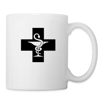 Pharmacy Aptek аптека Apotheek inverted inverted - Mug - white - Right
