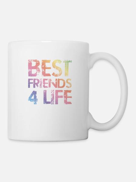 beste freunde für immer - Tasse - Weiß