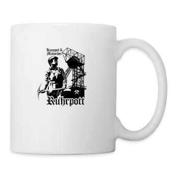 Ruhrpott - Kumpel und Malocher - Tasse - Weiß - Rechts
