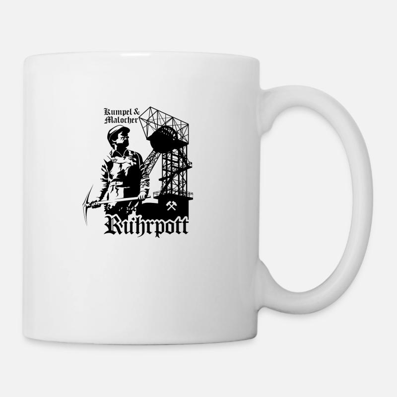 Ruhrpott - Kumpel und Malocher - Tasse - Weiß