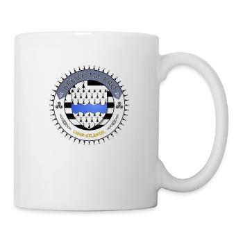 Logo Breizh ma bro blason Loire-Atlantique - Mug blanc - blanc - Droite