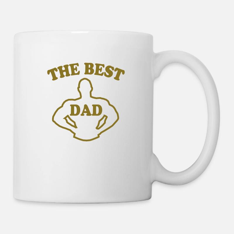 The best dad - Tasse - Weiß