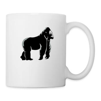 gorilla_002 - Mug blanc - blanc - Droite