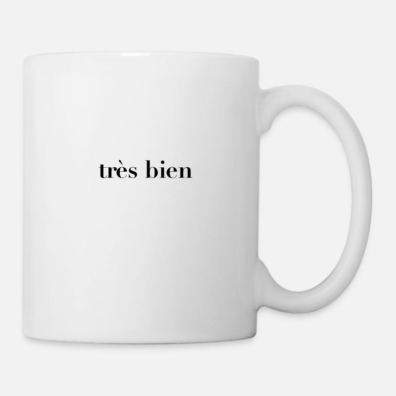 très bien french statement shirt - Mug - white