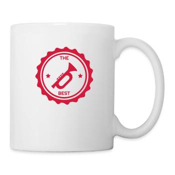 Trompette Trompettiste Musique Musicien Concert - Mug blanc - blanc - Droite