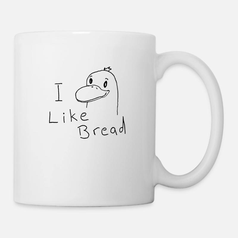 J'aime le pain de canard - Mug blanc - blanc