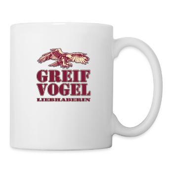 GREIFVOGEL Liebhaberin - Adler - Tasse - Weiß - Rechts