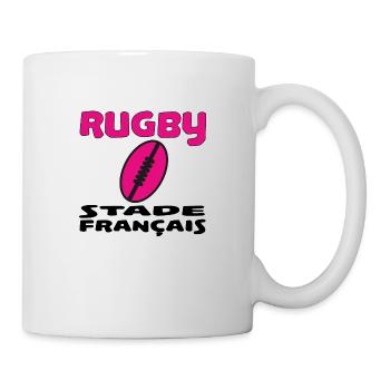 Rugby stade français - Mug blanc - blanc - Droite