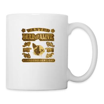 Schrödinger's Cat - Mug blanc - blanc - Droite