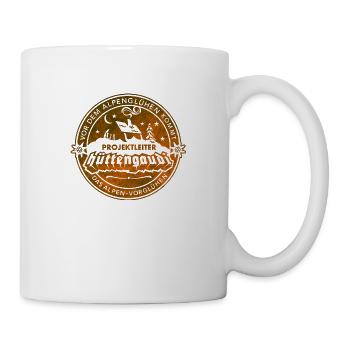 Apres Ski Spruch Projektleiter Hüttengaudi - Tasse - Weiß - Rechts