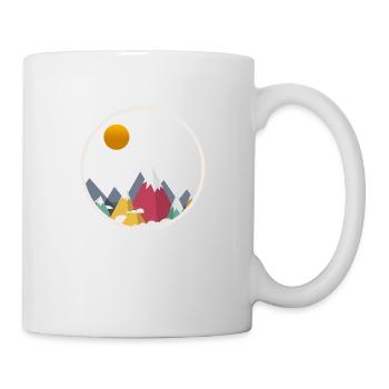 mountains - Mug - white - Right