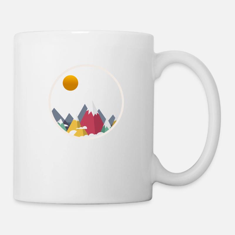 montagnes - Mug blanc - blanc
