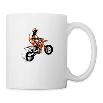 Supermoto Racer - Tasse - Weiß - Rechts