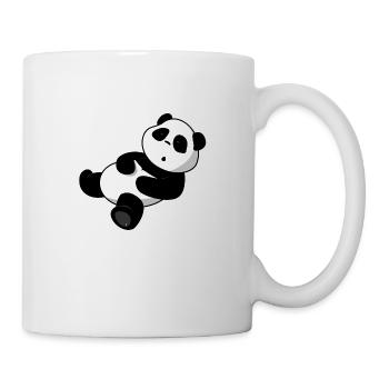 PandaLena somnolent - Mug blanc - blanc - Droite