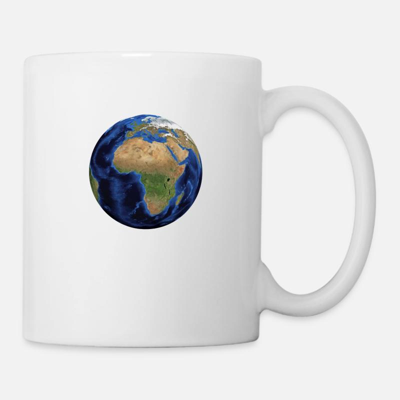 Trage die Welt mit dir - Tasse - Weiß