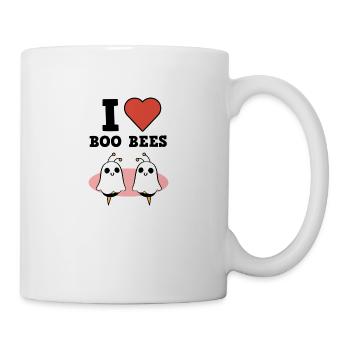 Boo Bees - Halloween J'aime les abeilles Boo - Mug blanc - blanc - Droite