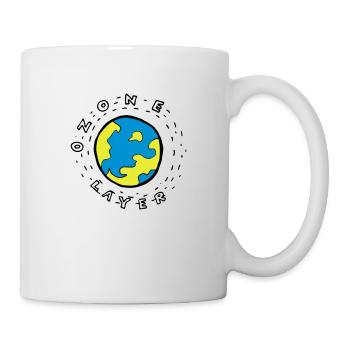 Earth's Ozone Layer Drawing - Mug - white - Right