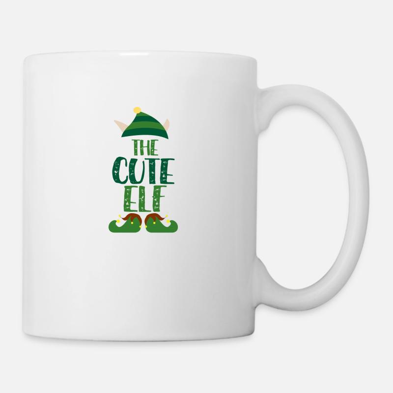 The cute elf Christmas - Mug - white