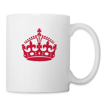 Crown, King, Princess - Tasse - Weiß - Rechts