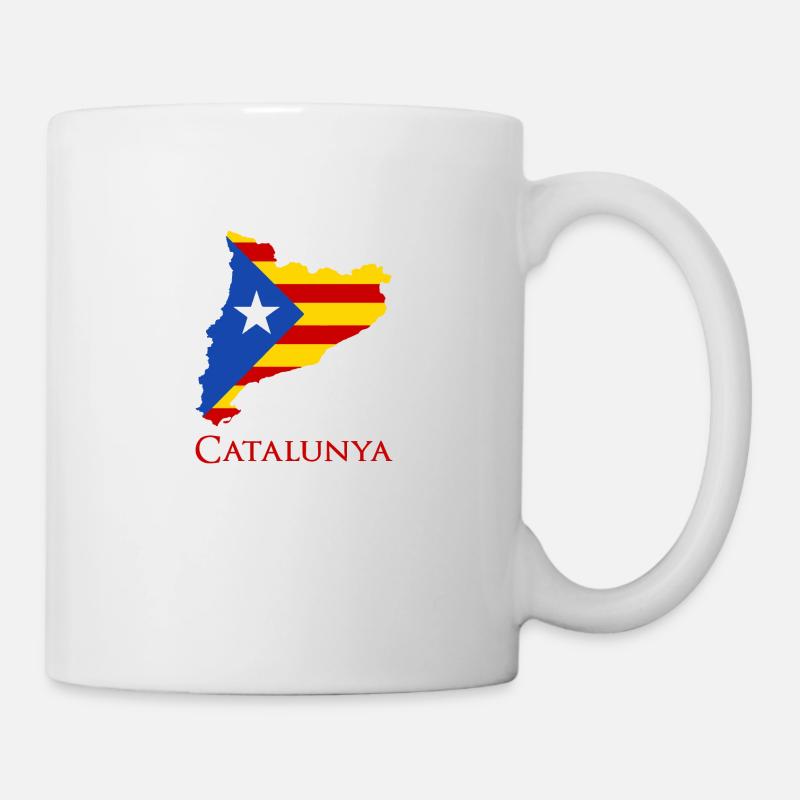 Katalonien - Tasse - Weiß