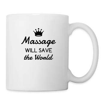 Massage Masseur Masseuse Work Job Travail - Mug - white - Right