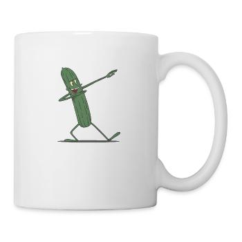 Dabbing Dab Gurke Salatgurke - Tasse - Weiß - Rechts