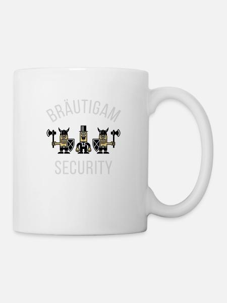 Bräutigam Security Wikinger (JGA / NEG) - Tasse - Weiß