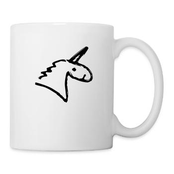 Einhorn - Tasse - Weiß - Rechts