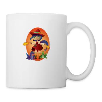 Sorcière de feu - Mug blanc - blanc - Droite