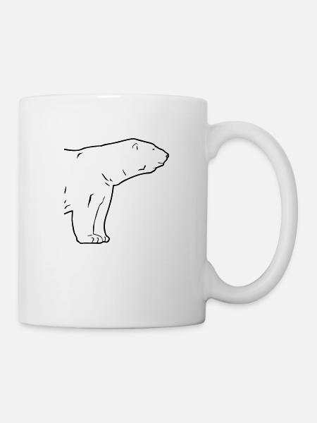Polar Bear - Eisbär - Tasse - Weiß