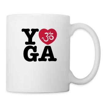 yoga - Tasse - Weiß - Rechts