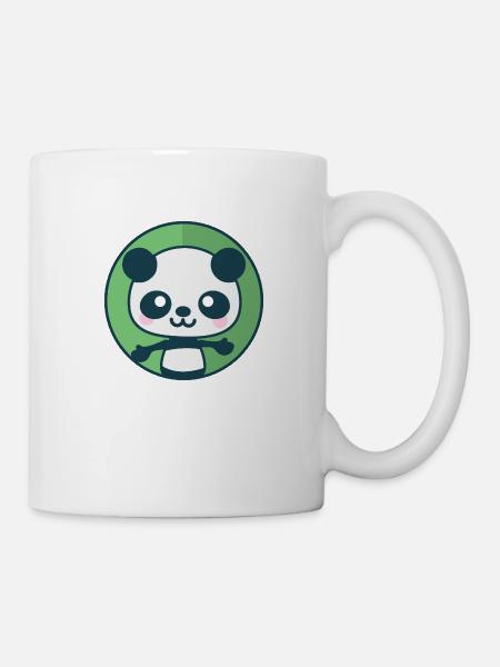 Panda will eine Umarmung - Tasse - Weiß
