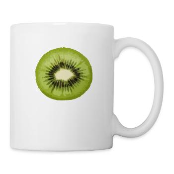 Kiwi - Tasse - Weiß - Rechts