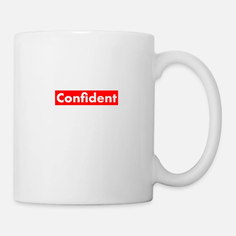 Confident - Tasse - Weiß