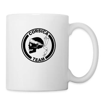 Corsica skull team - Mug blanc - blanc - Droite