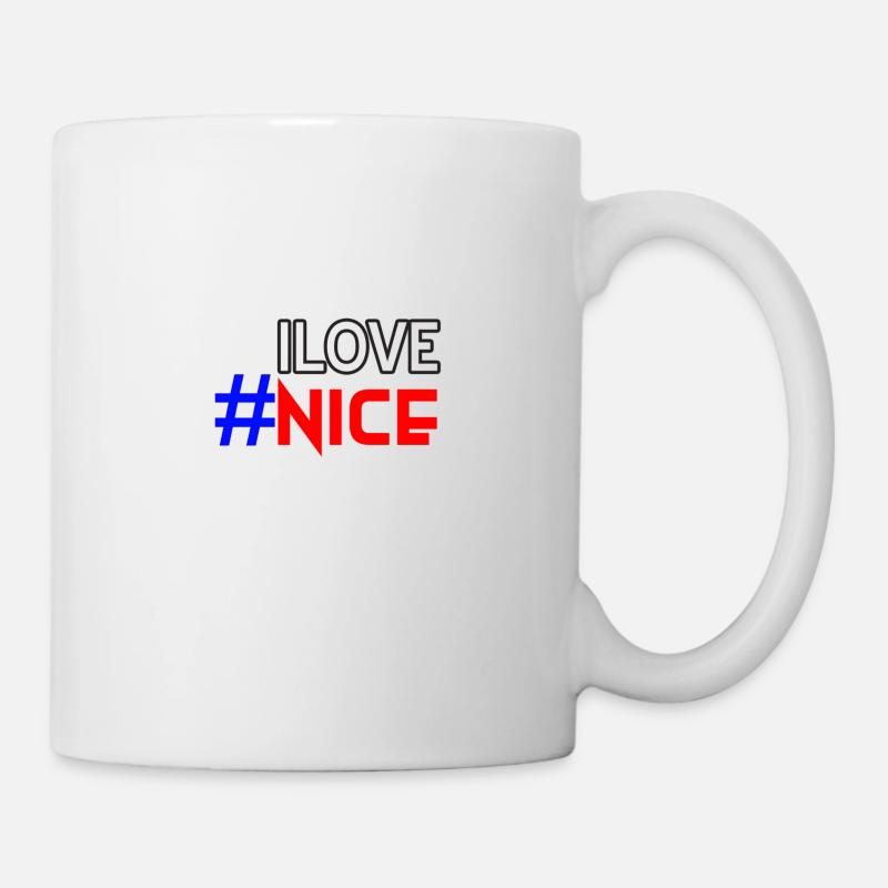 i love nice - j'aime nice - Mug blanc - blanc