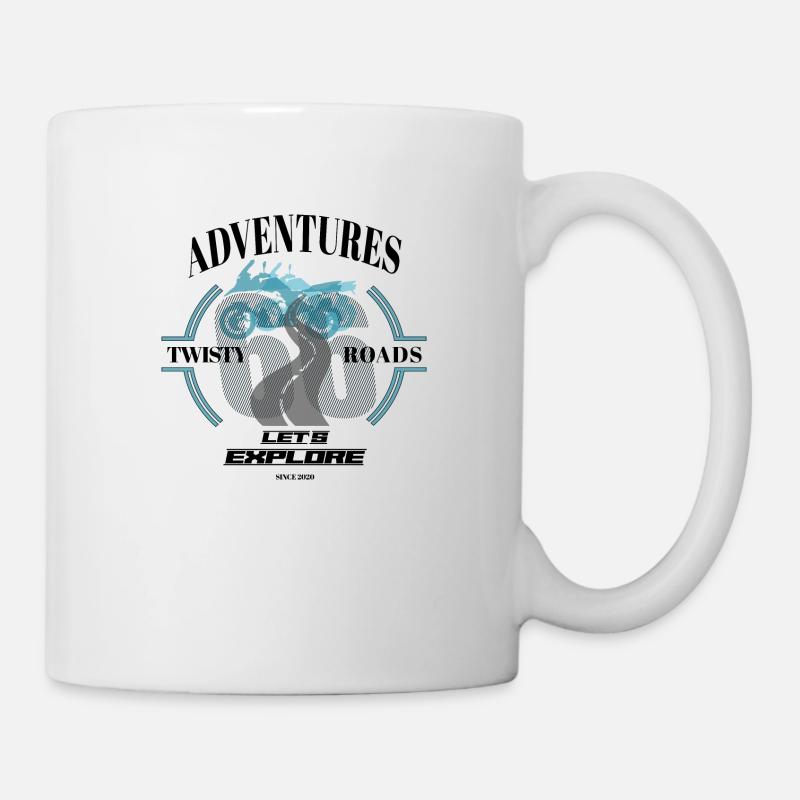 66 aventures - explorons - Mug blanc - blanc