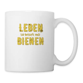 Abeille - Mug blanc - blanc - Droite