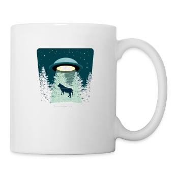 Beware UFO - Mug - white - Right