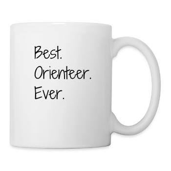 Orienteering / Orienteer / Orientierungslauf - Tasse - Weiß - Rechts
