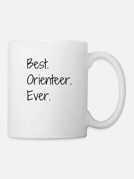 Orienteering / Orienteer / Course d'Orientation - Mug blanc - blanc
