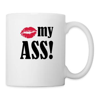 kiss_my_ass_01 - Tasse - Weiß - Rechts