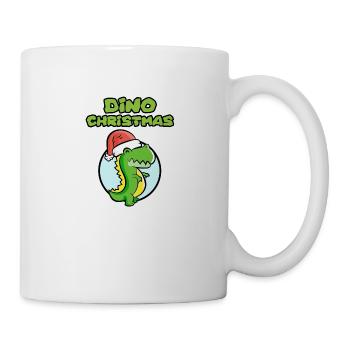 Chemise Dinosaure pour Noël - Dino Christmas - Mug blanc - blanc - Droite