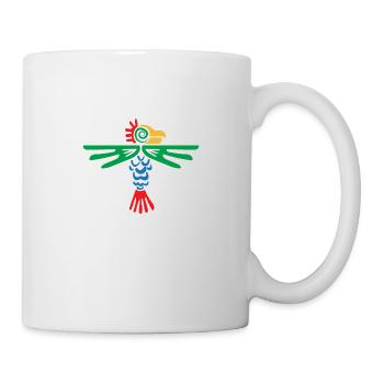 Aztec symbol eagle tribal design gift idea - Mug - white - Right